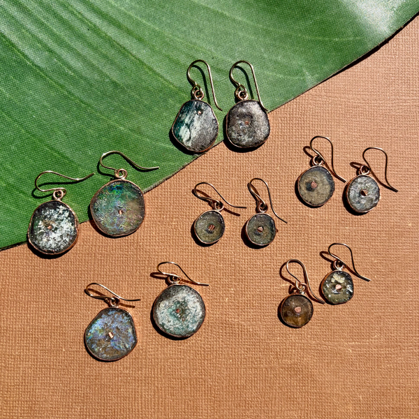 Roman Glass Earrings