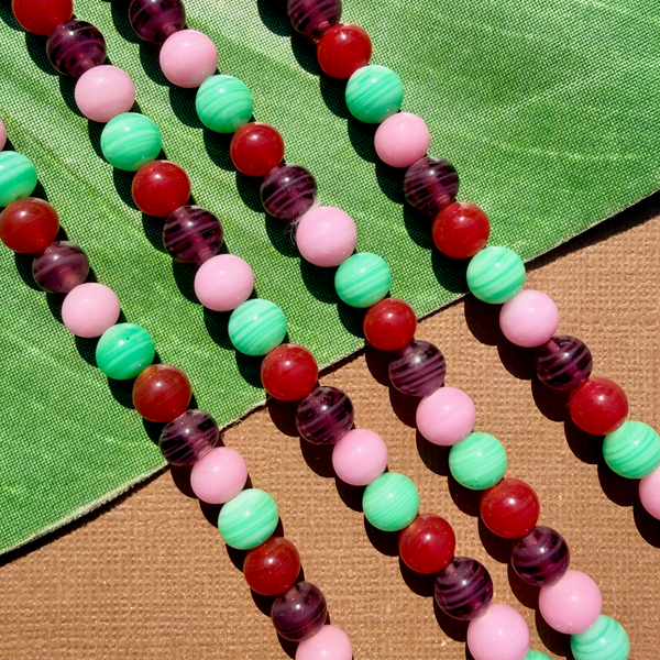 7mm Round Beads - 100 Pieces