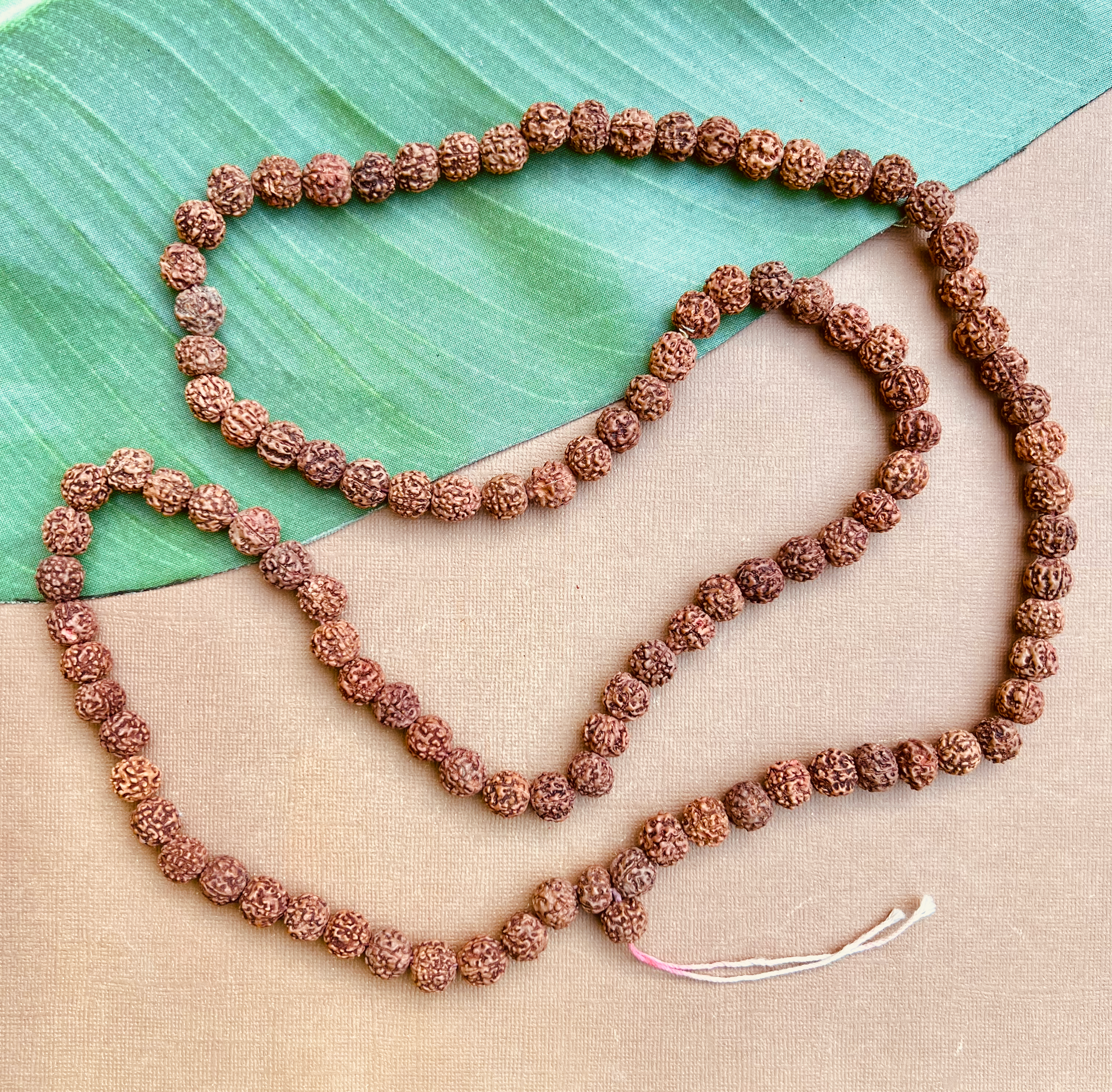 Rudraksha 10mm Beads - 108 Pieces