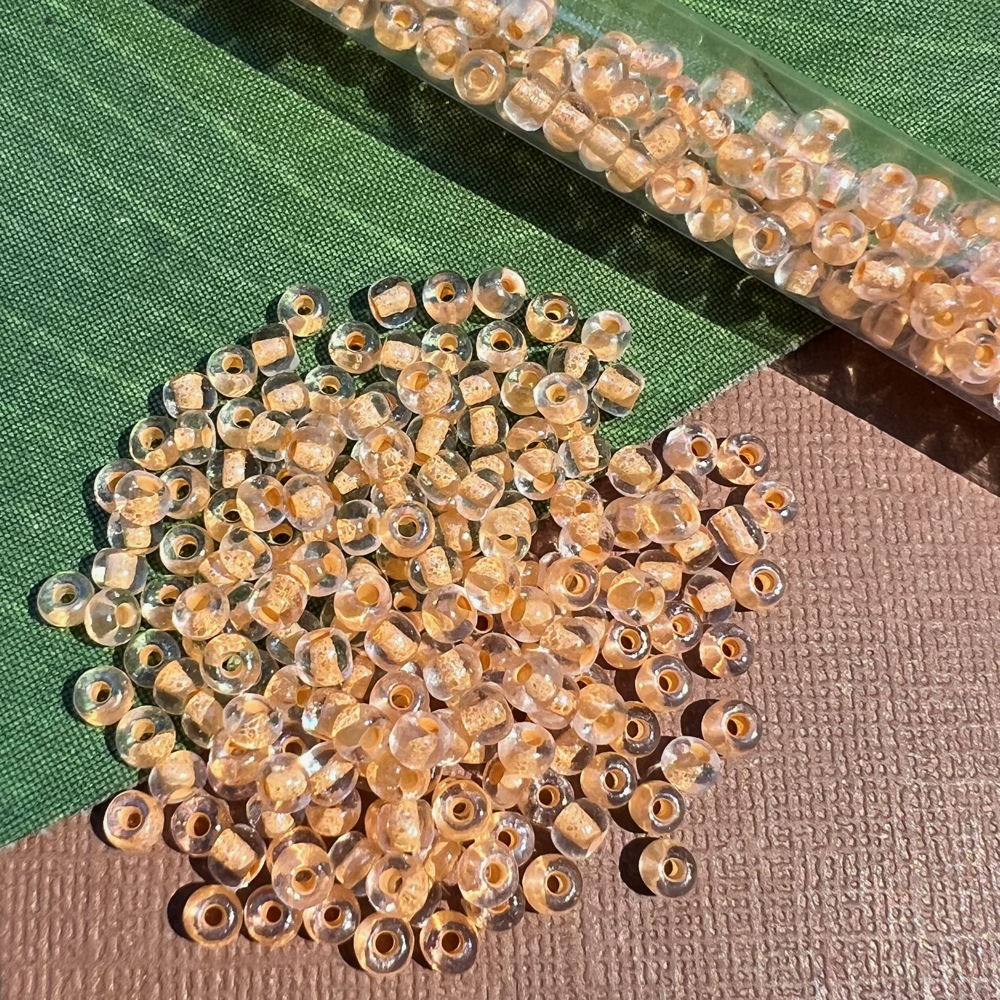 Peach Size 6 Seed Beads - 30 Grams
