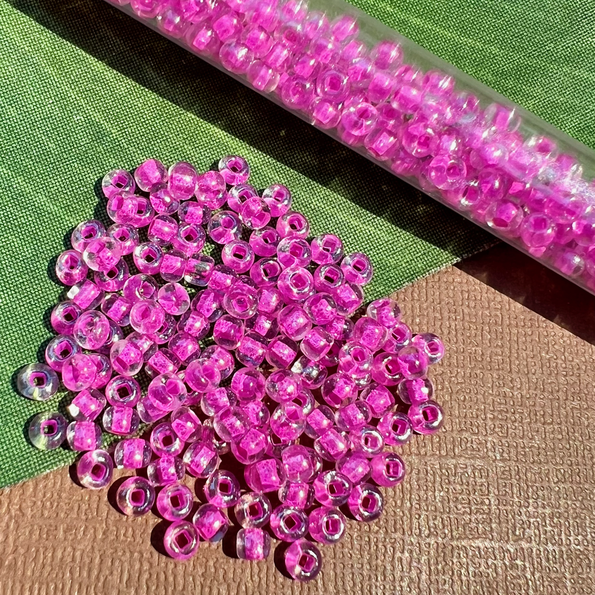 Pink Size 6 Seed Beads - 30 Grams