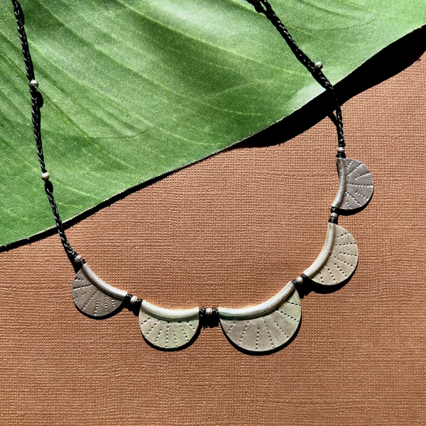 Scallop Thai Silver Necklace