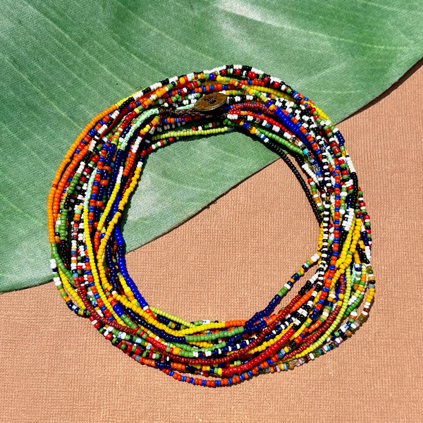 Old African Tamba Seed Bead Necklaces