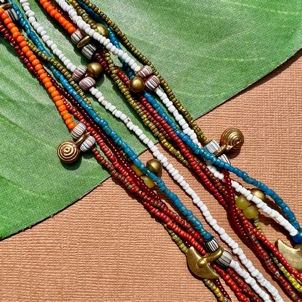 Short Akha Necklaces - Traditional