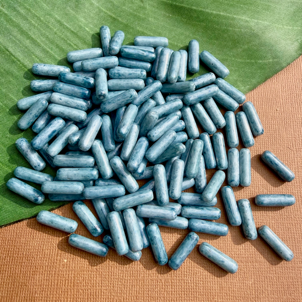 Picasso Blue Tubes - 25 Pieces