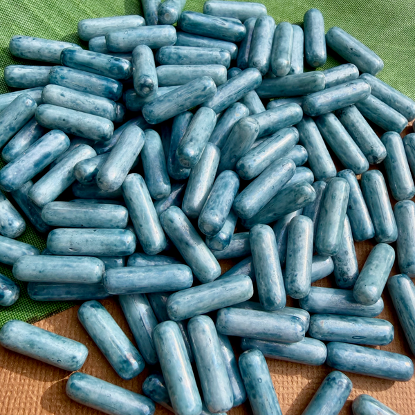 Picasso Blue Tubes - 25 Pieces