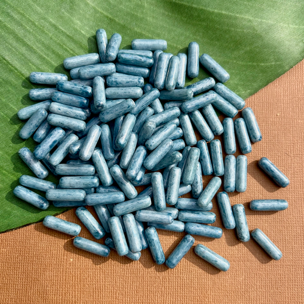 Picasso Blue Tubes - 25 Pieces