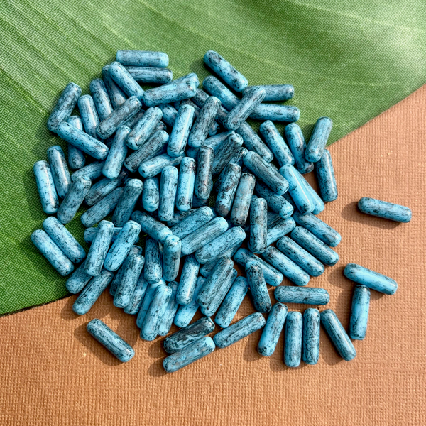Picasso Blue & Black Tubes - 25 Pieces