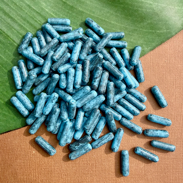 Picasso Blue & Black Tubes - 25 Pieces