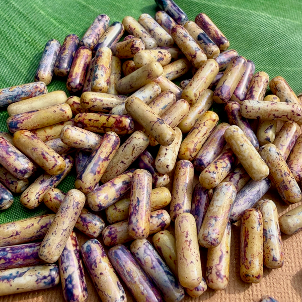 Picasso Yellow Purple Tubes - 25 Pieces