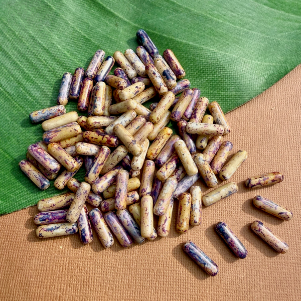 Picasso Yellow Purple Tubes - 25 Pieces