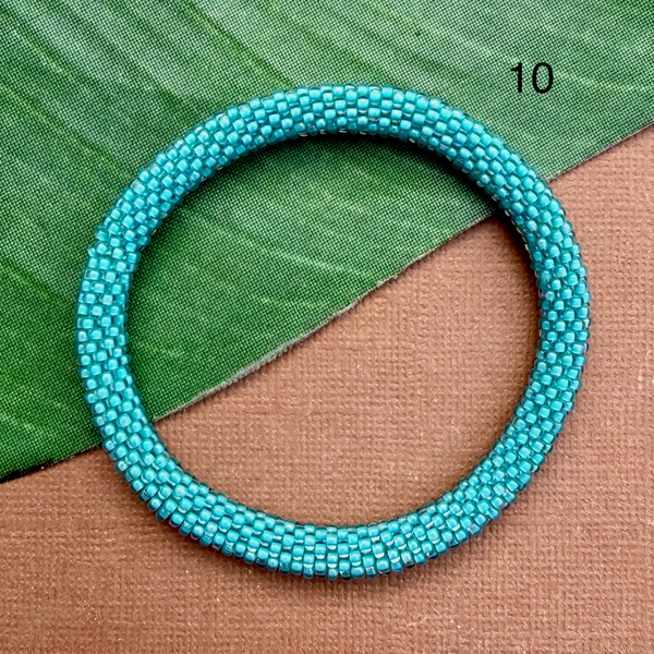 Turquoise Beaded Bangles