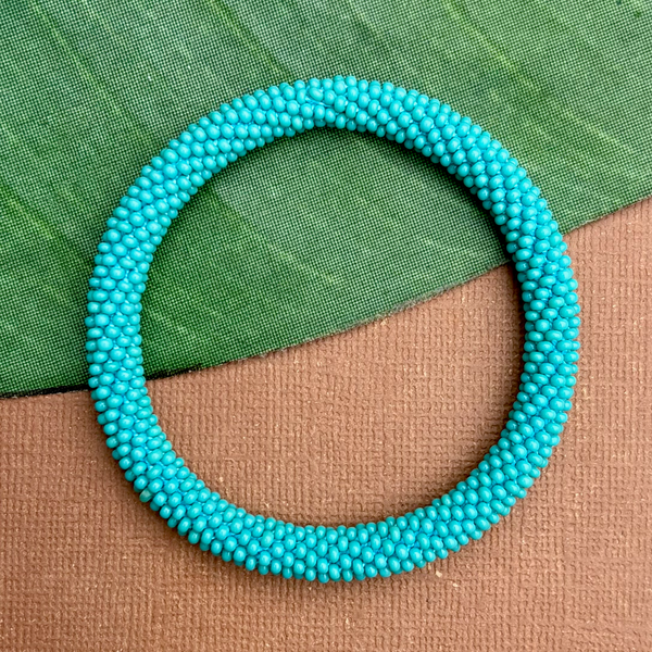 Turquoise Beaded Bangles #16