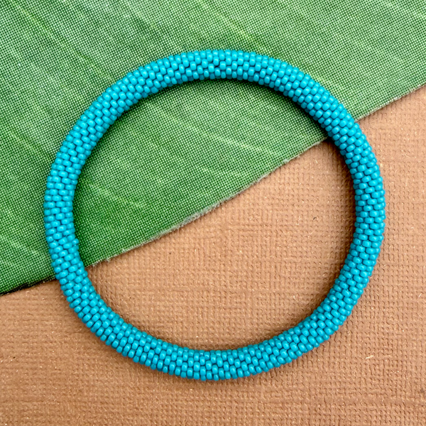 Turquoise Beaded Bangles #19