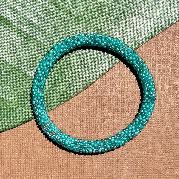 Turquoise Beaded Bangles #1