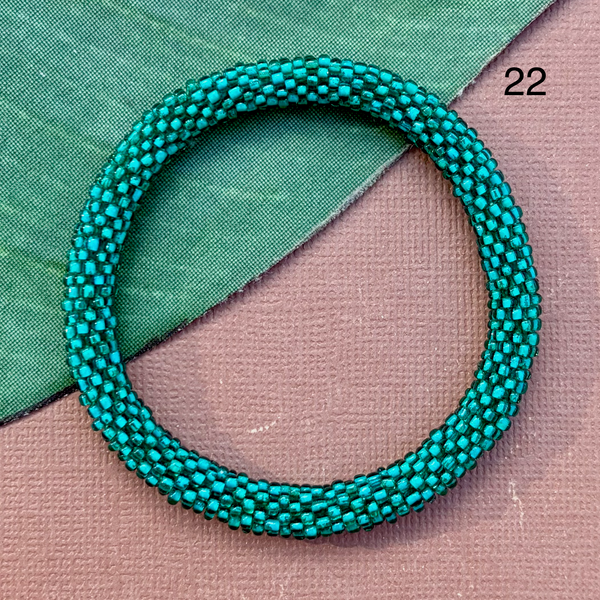 Turquoise Beaded Bangles