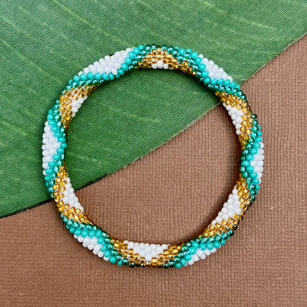 Turquoise Beaded Bangles #26