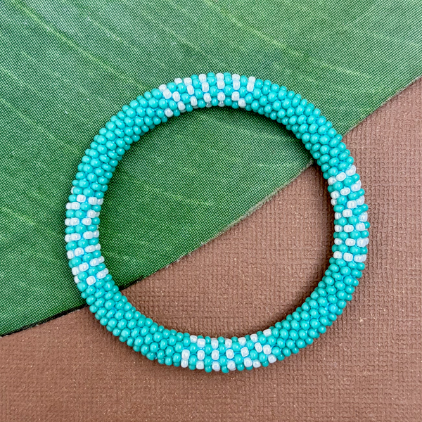 Turquoise Beaded Bangles #28