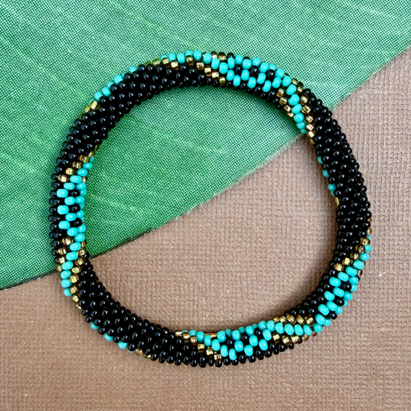 Turquoise Beaded Bangles #30