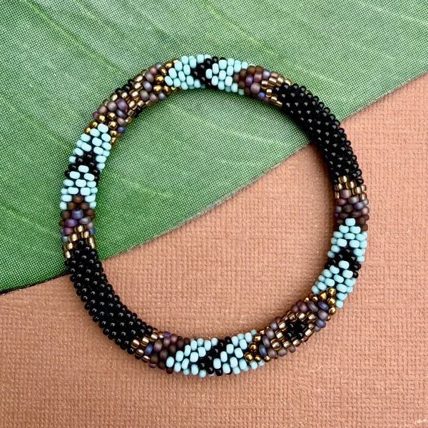 Turquoise Beaded Bangles #31