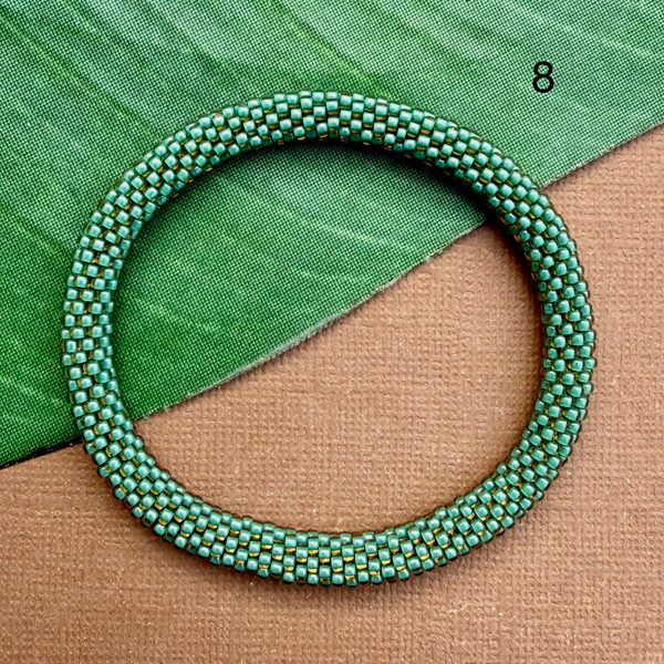 Turquoise Beaded Bangles #8