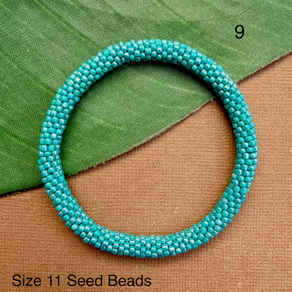 Turquoise Beaded Bangles