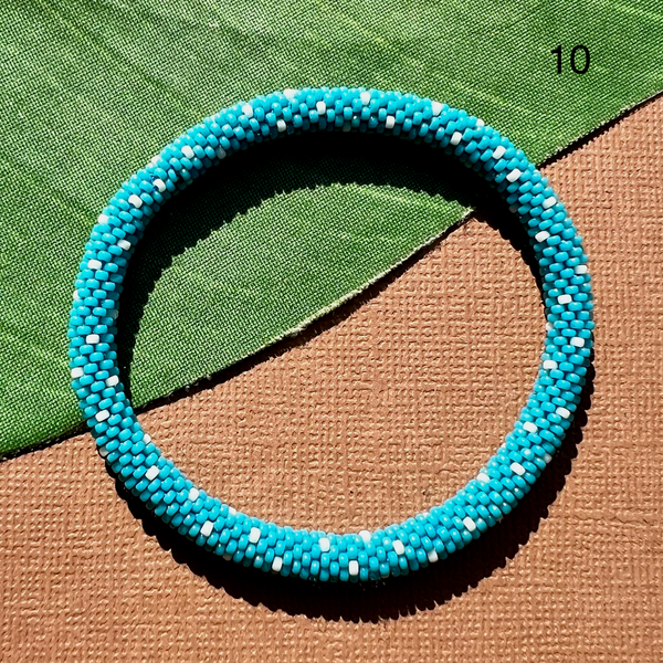 Turquoise Beaded Bangles