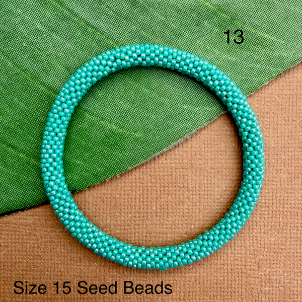 Turquoise Beaded Bangles