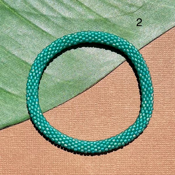 Turquoise Beaded Bangles