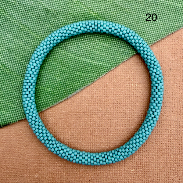 Turquoise Beaded Bangles