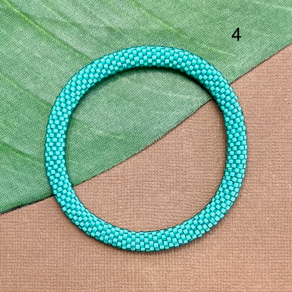 Turquoise Beaded Bangles
