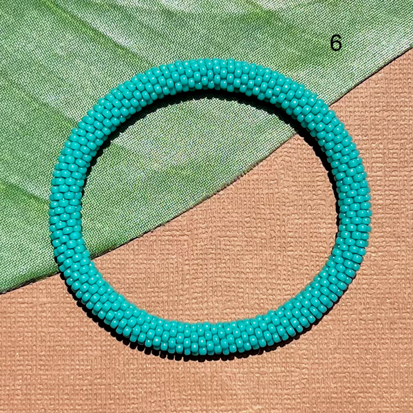 Turquoise Beaded Bangles