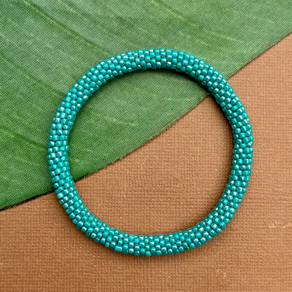 Turquoise Beaded Bangles #9