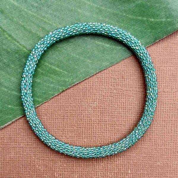 Turquoise Beaded Bangles #29