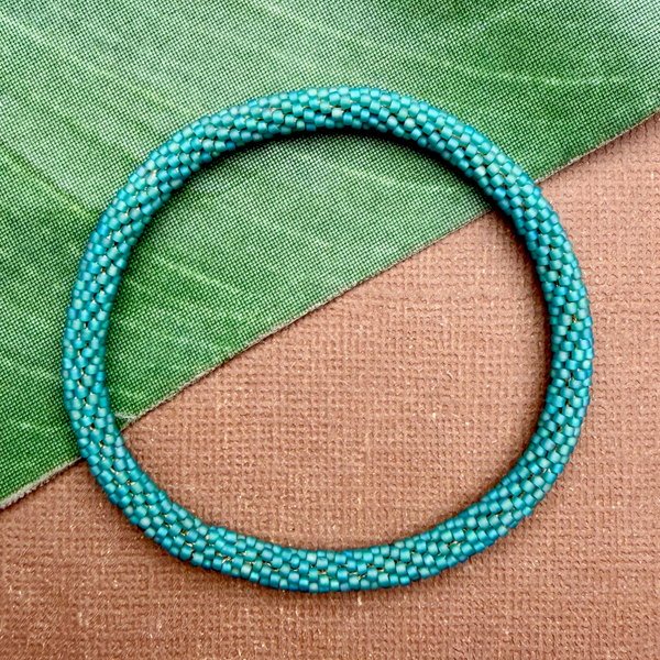 Turquoise Beaded Bangles #30