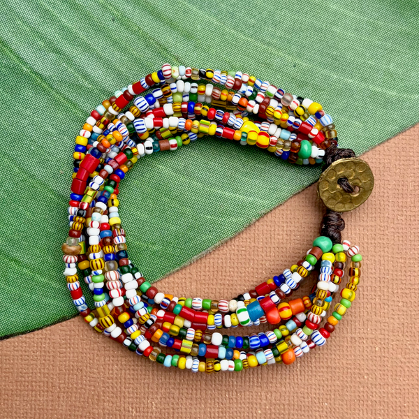 Christmas Bead Bracelet