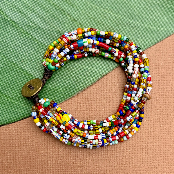 Christmas Bead Bracelet
