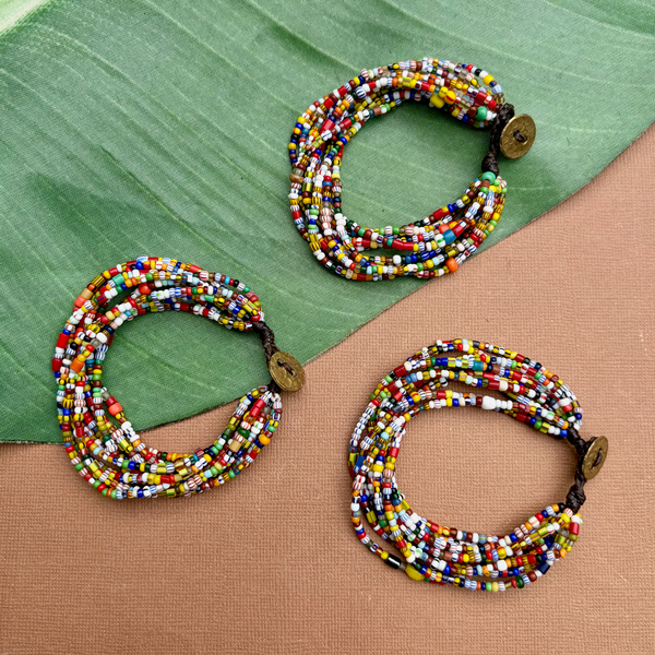 Christmas Bead Bracelet
