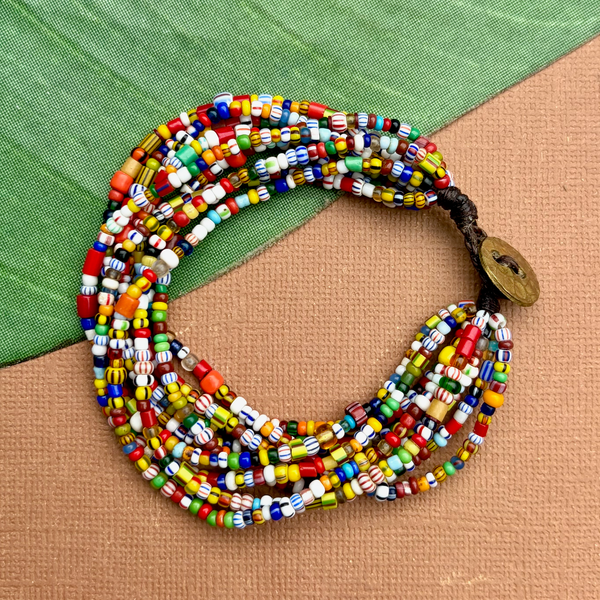 Christmas Bead Bracelet