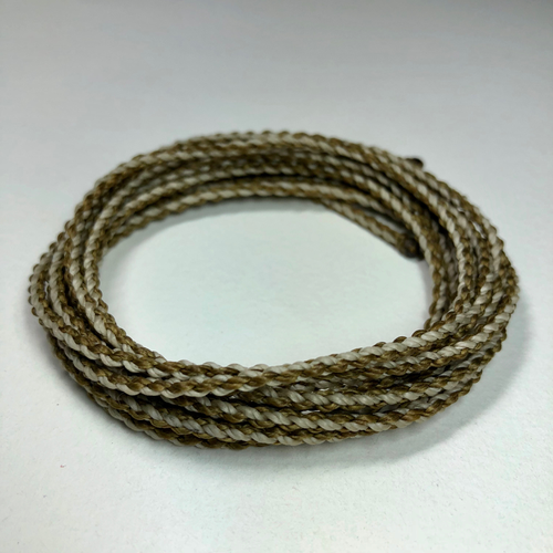Agave & Ecru - Braided Nylon Waxed Cord