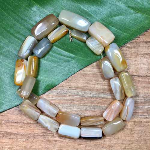 Yellow Agate Strand - 26 Pieces