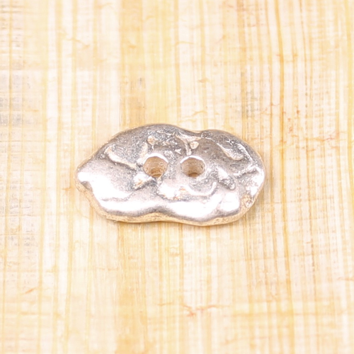 silver - double hole buttons