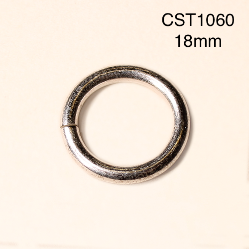 Hill Tribe Silver Plated Copper Jump Rings 14mm, 16mm, 18mm