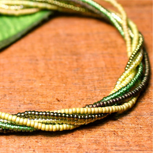 Multi Strand Seed Bead Necklaces - Short