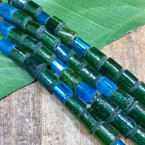 Turkish Blue & Green Glass - 11 Pieces