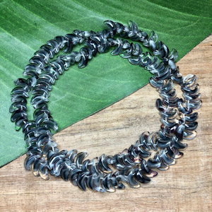 Gray Moon Beads - 125 Pieces