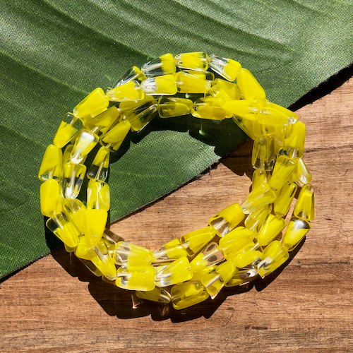 Canary Yellow Beads - 75 Pieces
