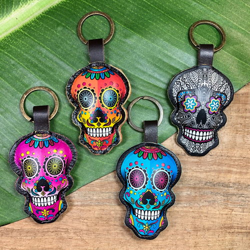 Day of the dead keychain outlet