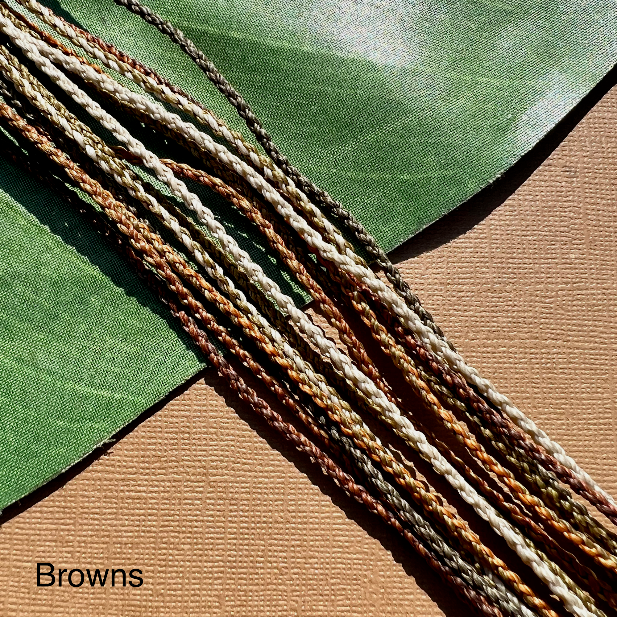 Multi Strand Braided Cord Necklace - Browns