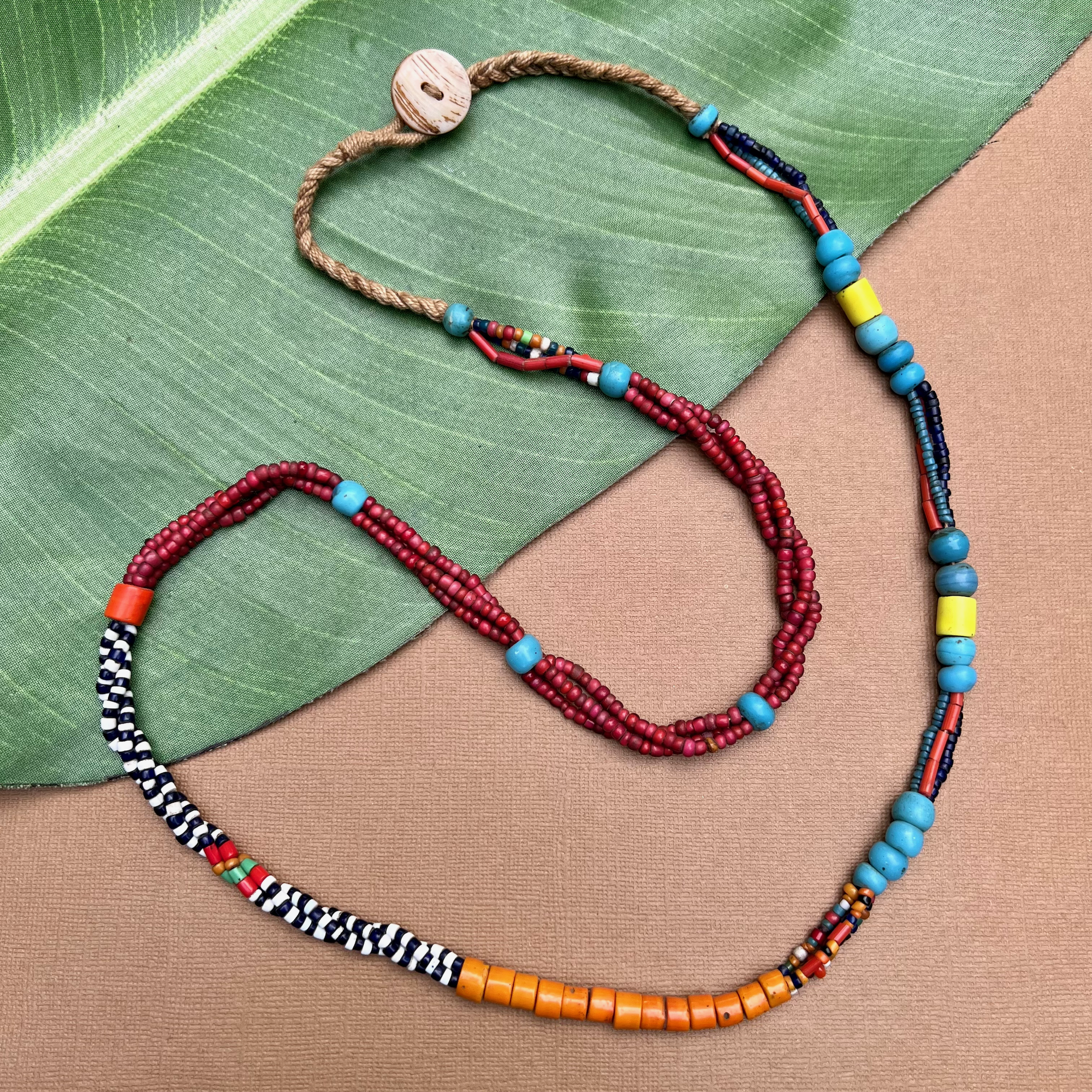 Handmade Long Tassel Beaded Necklace – JewelryByTm